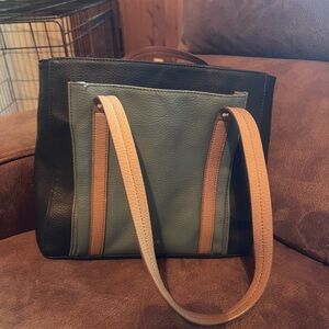 Elegant Dark Blue and Light Blue Tote Bag